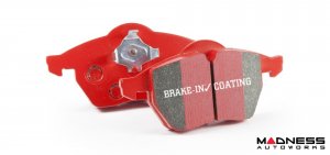 Jaguar F-TYPE Brake Pads + Brake Rotors - Front - EBC - Redstuff Pads - RK Rotors